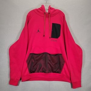 Air Jordan Hoodie Mens Size 2XL Jumpman Statement Pullover Fleece Red